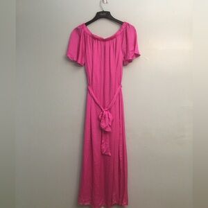 Trina Turk Pink Flutter dress